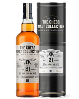 Craigellachie 21 Year Old The Chess Malt Collection Speyside Single Malt Scotch Whisky 52.3%